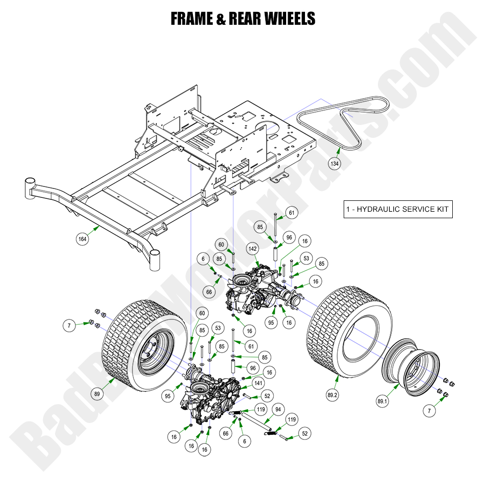 2023 ZT Avenger - Frame & Rear Wheels